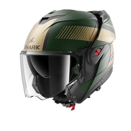 Casque Shark OXO SIKTER - Vert / Jaune Ref : SH1794-GCG 