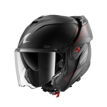 Casque modulable Shark OXO SP LYNE - Noir / Gris Ref : SH1881 