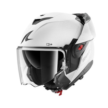 Casque modulable Shark OXO SP LYNE - Blanc / Gris Ref : SH1881-WSS 