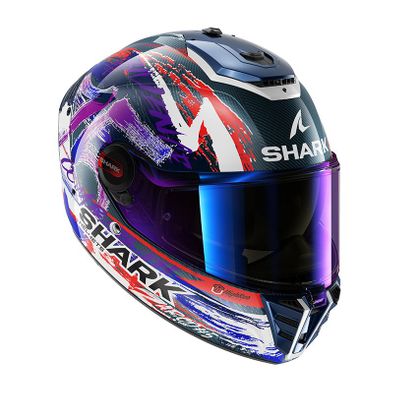 Casque intégral Shark SPARTAN RS CARBON ZARCO SIGNATURE - Carbone / Blanc