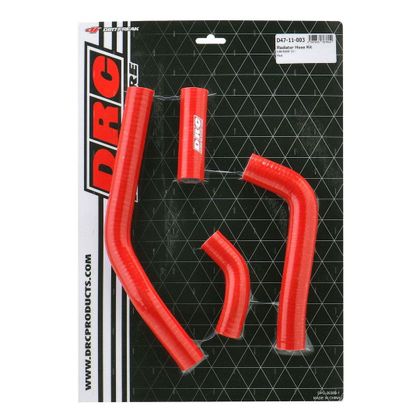Durites de radiateur DRC Kit Rouge - Rouge Ref : DC0556 / D4711003 HONDA 450 CRF 450 R - 2021 - 2024
