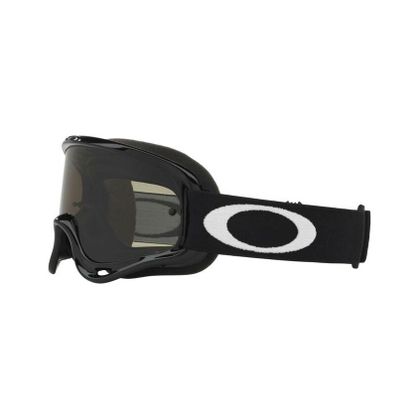 Gafas de motocross Oakley O Frame MX Jet Black pantalla Dark Grey 2023 - Negro