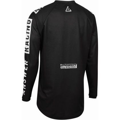Camiseta de motocross Answer SYNCRON MERGE 2023 - Negro / Blanco
