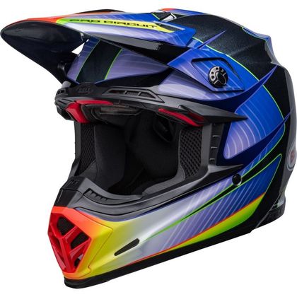 Casco de motocross Bell MOTO-9S FLEX PRO CIRCUIT 23 2023 - Gris Ref : EL0617 