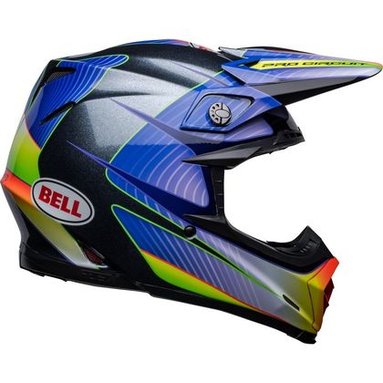 Casco de motocross Bell MOTO-9S FLEX PRO CIRCUIT 23 2023 - Gris