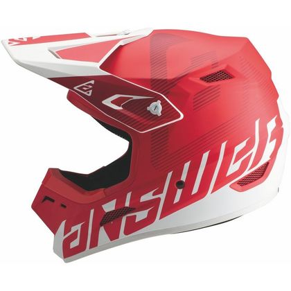 Casque cross Answer AR1 - V2 BOLD 2023 - Rouge / Blanc