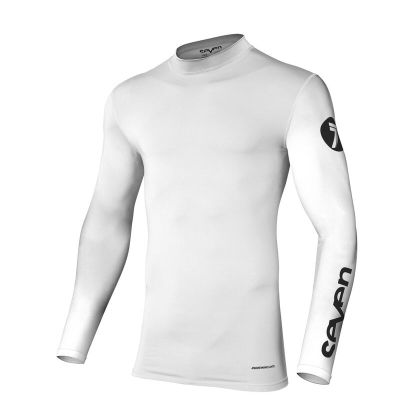 Camiseta de motocross Seven ZERO COMPRESSION YOUTH - Blanco