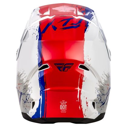 Fly KINETIC - DRIP - CHILD Cross helmet - Black / White