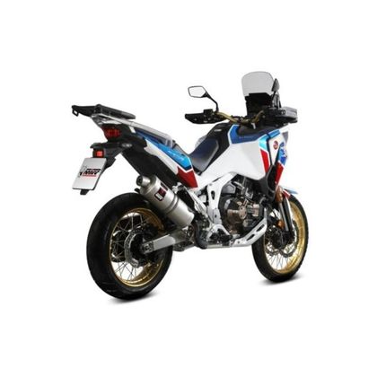 Mivv DAKAR INOX Silencer - Grey