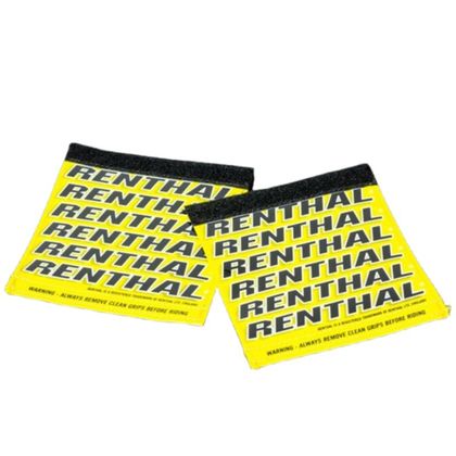 Protections de poignées Renthal Clean Grips Universel - Jaune / Noir