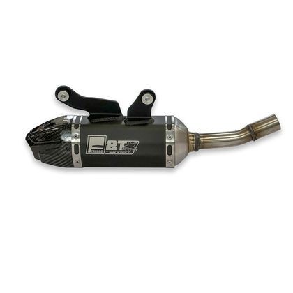 Silencer Fresco Carby aluminium noir casquette carbone