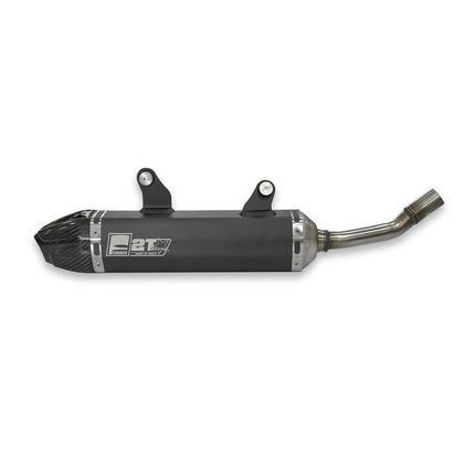 Fresco Carby Muffler Black Aluminium Carbon End Cap Silencer