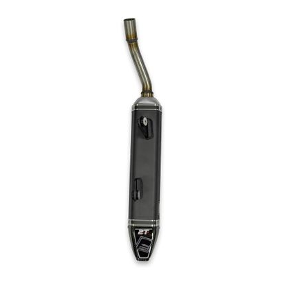 Fresco Carby Muffler Black Aluminium Carbon End Cap Silencer