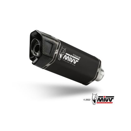 Silencieux Mivv SR-1 TITANE NOIR - Gris / Noir