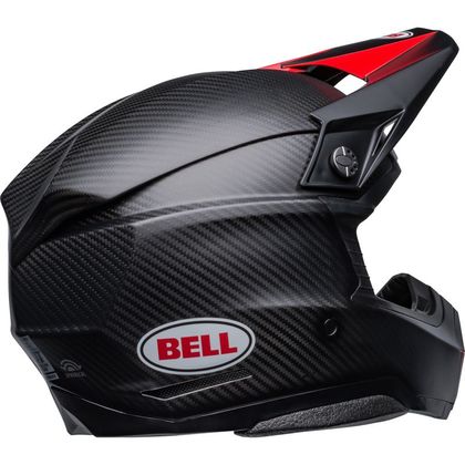 Casco de motocross Bell MOTO-10 SATIN GLOSS 2024 - Negro / Rojo