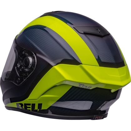 Casco Bell RACE STAR DLX FLEX - TANTRUM 2 - Blu / Giallo