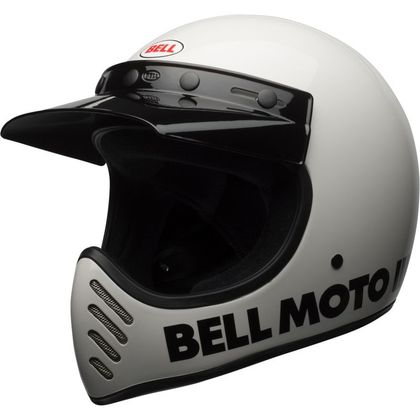 Casque Bell MOTO-3 - CLASSIC - Blanc Ref : EL0628 