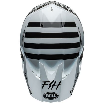 Casco de motocross Bell MOTO-10 FASTHOUSE MOD SQUAD 2024 - Blanco / Negro