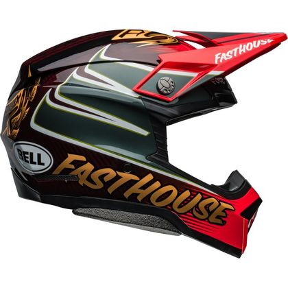 Casco de motocross Bell MOTO-10 FASTHOUSE DITD 24 2024 - Rojo