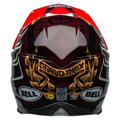 Casco de motocross Bell MOTO-10 FASTHOUSE DITD 24 2024 - Rojo