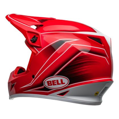 Casco de motocross Bell MX-9 MIPS ZONE 2023 - Rojo