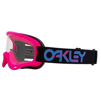 Masque cross Oakley O FRAME PINK SPLATTER CLAIR 2023 - Rose