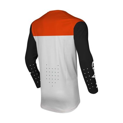 Camiseta de motocross Seven VOX APERTURE 2024 - Blanco / Naranja