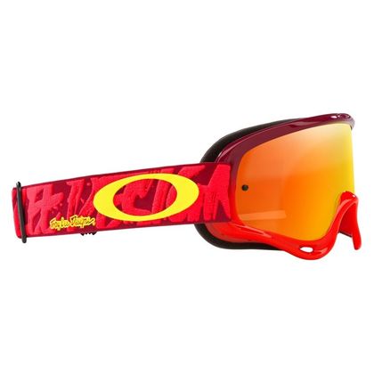 Masque cross Oakley O FRAME TLD PAINTED RED FIRE IRIDIUM 2024 - Rouge
