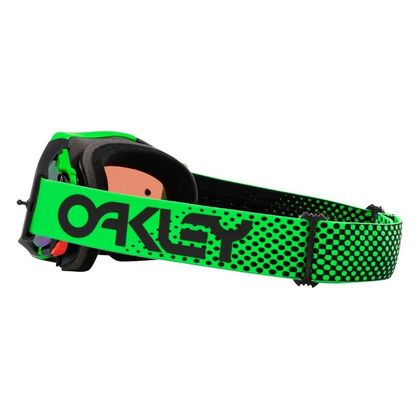 Maschera da cross Oakley AIRBRAKE MX MOTO GREEN B1B LENTE IRRIDIUM 2023 - Verde / Verde