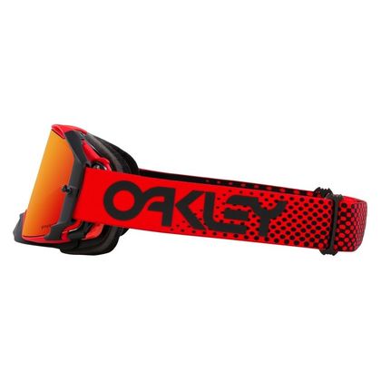 Masque cross Oakley AIRBRAKE MX MOTO RED ECRAN IRIDIUM 2023 - Rouge / Orange