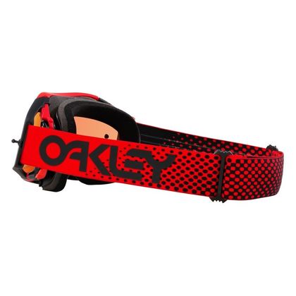 Maschera da cross Oakley LENTE AIRBRAKE MX MOTO RED IRIDIUM 2023 - Rosso / Arancione