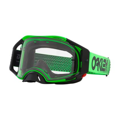 Masque cross Oakley AIRBRAKE MX MOTO GREEN ECRAN CLAIR 2023 - Vert Ref : OK1660 / 8008084002 