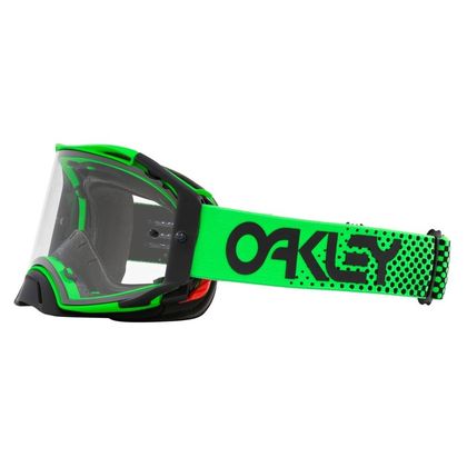 Masque cross Oakley AIRBRAKE MX MOTO GREEN ECRAN CLAIR 2023 - Vert