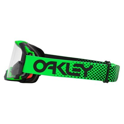 Masque cross Oakley AIRBRAKE MX MOTO GREEN ECRAN CLAIR 2023 - Vert