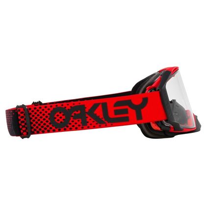 Maschera da cross Oakley AIRBRAKE MX MOTO RED  LENTE CLEAR 2023 - Rosso