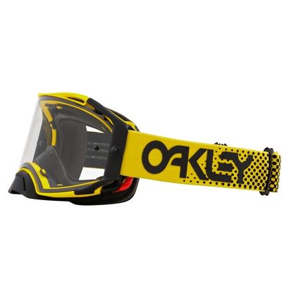 Masque cross Oakley AIRBRAKE MX MOTO YELLOW ECRAN CLAIR 2023 - Jaune