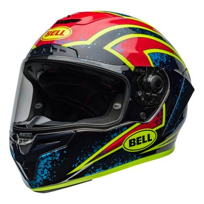Casque Bell RACE STAR DLX FLEX - XENON - Blu / Rosso Ref : EL0696 