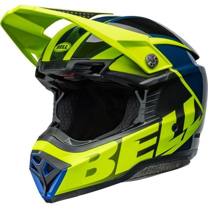 Casco de motocross Bell MOTO-10 SPHERICAL SLICED 2024 - Amarillo Ref : EL0694 