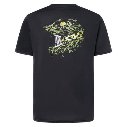 T-Shirt manches courtes Oakley FINISH LINE CREW TEE Blackout - Noir