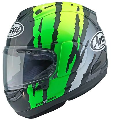 Casque intégral Arai RX-7V EVO - BLADE - Jaune / Vert Ref : AI0568-CYGBL 