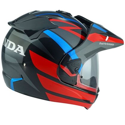 Casque intégral Arai TOUR-X5 - AFRICA TWIN - Rouge / Noir