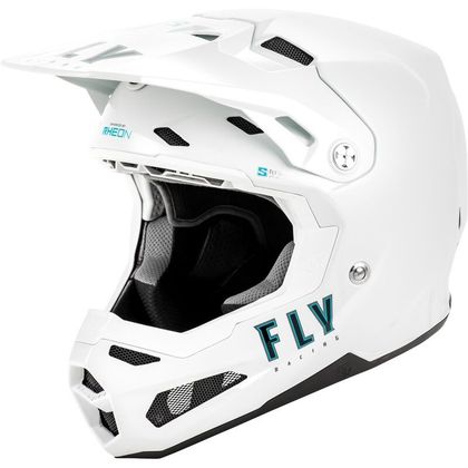 Fly FORMULA S - SOLID - ENFANT Cross helmet - White / Blue Ref : FL1694 / 8009378002 