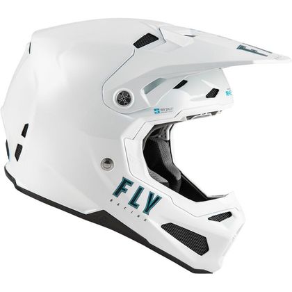 Fly FORMULA S - SOLID - ENFANT Cross helmet - White / Blue