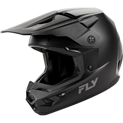 Casque cross Fly KINETIC SOLID 2025 - Noir Ref : FL1525 