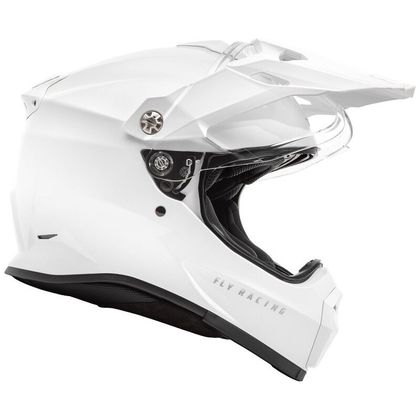 Fly TREKKER SOLID Helmet - White / Blue