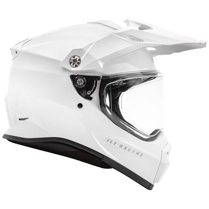 Fly TREKKER SOLID Helmet - White / Blue
