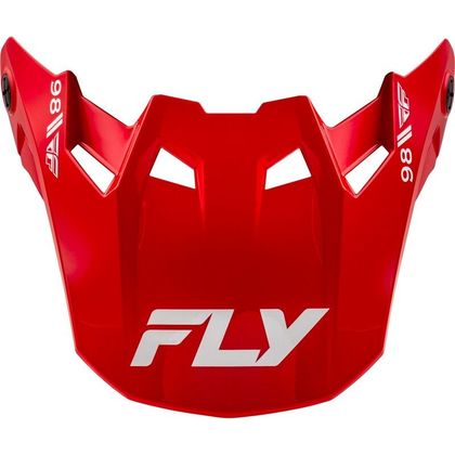 Visière TT Fly FORMULA CC - OBJECTIVE - Noir / Rouge