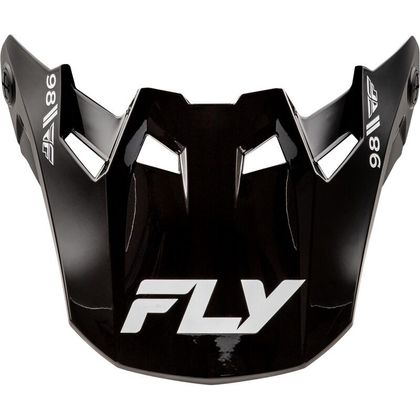 Visière TT Fly FORMULA CC - OBJECTIVE - Noir