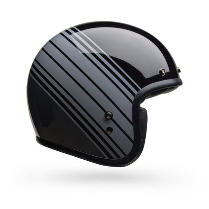Casque Bell CUSTOM 500 - EDGE GLOSS - Noir / Gris