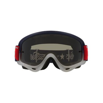 Masque cross Oakley O Frame MX TLD RWB Stars Dark Grey 2026 - Bleu